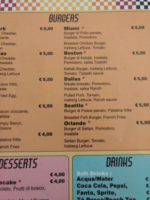 Menu 2 at ViP Burger in Ercolano