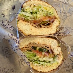 sally ride (vegan) + pickles and onions   at Ike's - University Ave in San Diego