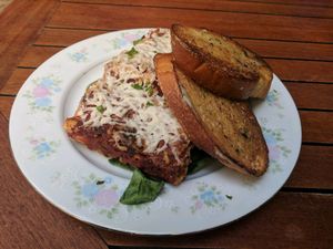 Vegan lasagna at The Lovin Oven at Ailovenalo in Honolulu