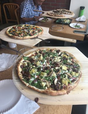 Vegan Pizza from The Lovin Oven 418 kuulei Road 96734 at The Lovin Oven at Ailovenalo in Honolulu