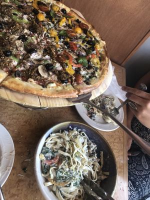 YES YES YES ALL THE PLANTS at The Lovin Oven at Ailovenalo in Honolulu