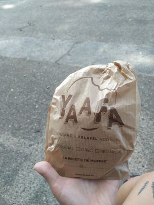 You can eat there or take away at Yaafa in Lyon