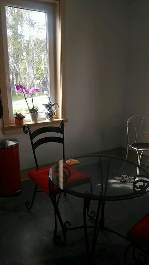 seating at Hubbards Cove Coffee in Hubbards