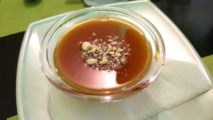 Panna cotta al caramello = GF dessert  at Piperita in Casalnuovo Di Napoli