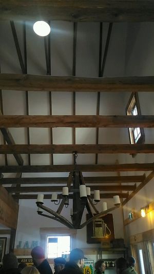 inside at The Barn Coffee in Mahone Bay