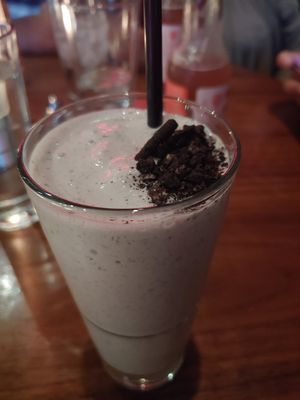 Vegan oreo milkshake at DLUX in Madison