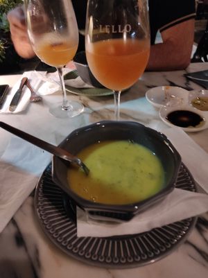 caldo verde without chouriço at Tables - Maybe closed in Ferrel