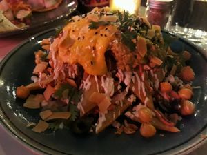 Vegan Cheese Nachos at Rustic & Blue in Chiang Mai