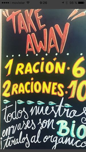 Para llevar  at Vegetarium in Sant Just Desvern