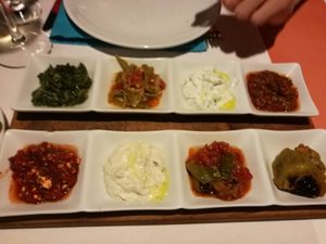 Meze at Side Ocakbasi in Side