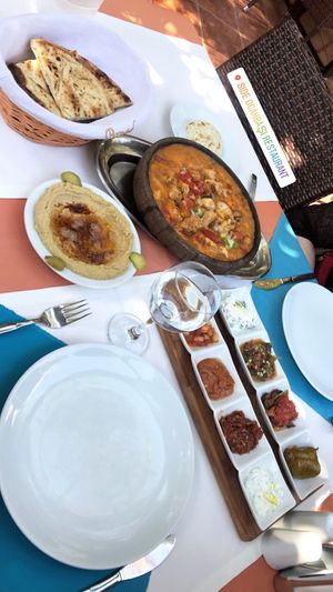 meze and hummus at Side Ocakbasi in Side