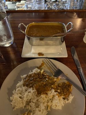 Smoked daal Bukhara  at Viceroy in Durham