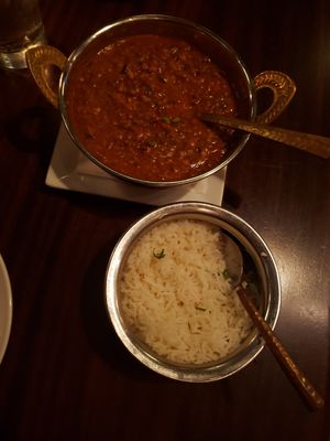 Dahl(lentils) at Viceroy in Durham