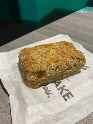 Cherry & coconut flapjack at Oatopia - Kiosk in Croydon