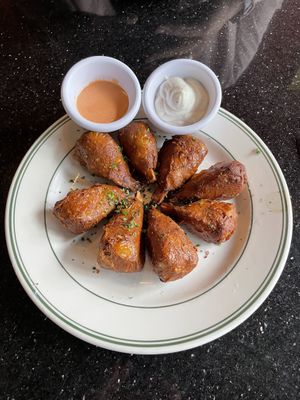 Original wings at CyBelle's Front Room in San Francisco