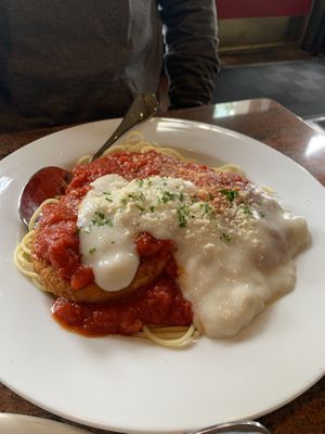 Chkn Parmesan  at CyBelle's Front Room in San Francisco