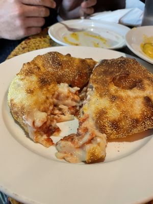 Calzone  at CyBelle's Front Room in San Francisco