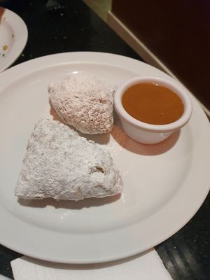 Beignets with cookie butter at CyBelle's Front Room in San Francisco