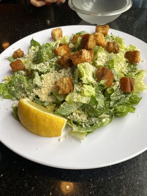 Vegan Cesar salad   at CyBelle's Front Room in San Francisco