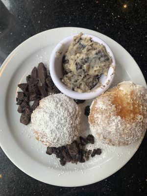 Half order of Oreo beignets   at CyBelle's Front Room in San Francisco
