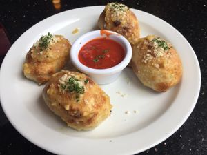 garlic knots at CyBelle's Front Room in San Francisco