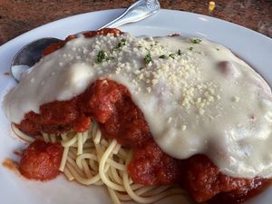 Vegan Chicken Parm   at CyBelle's Front Room in San Francisco