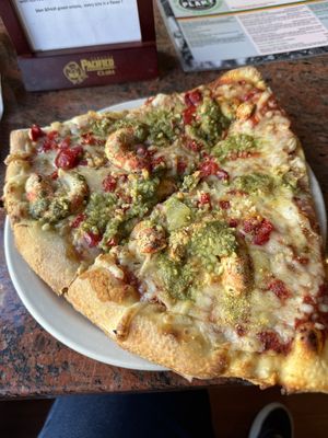 monster slice of vegan bubba gump   at CyBelle's Front Room in San Francisco