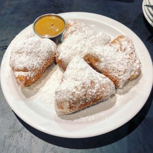 Beignets and cookie butter  at CyBelle's Front Room in San Francisco