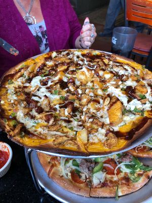 Golden dragon pizza  at CyBelle's Front Room in San Francisco