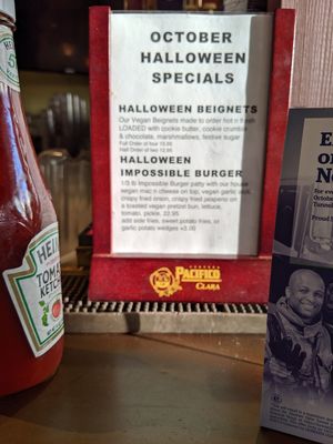 October specials at CyBelle's Front Room in San Francisco