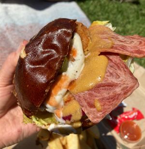 Big Bird Sandwich😜😋💕💕💕 at CyBelle's Front Room in San Francisco