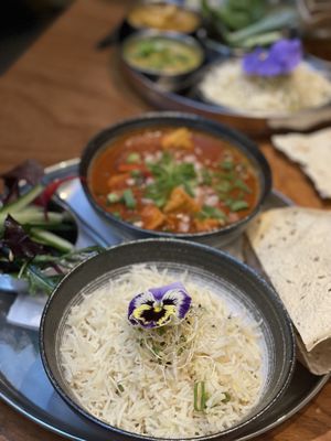 Tofu Tikka Masala  at Golden Temple in Amsterdam