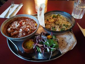 Tofu Tikka Masala at Golden Temple in Amsterdam