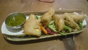 Japanese avocado & nori tempura at Golden Temple in Amsterdam