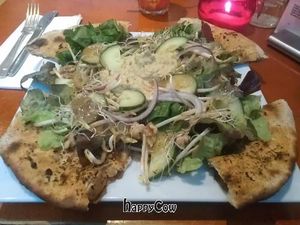 Salad main at Golden Temple in Amsterdam