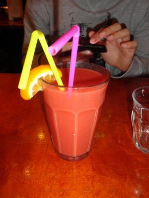 Temple sunset smoothie at Golden Temple in Amsterdam