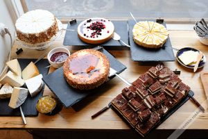 Brunch cakes at Rupla in Helsinki