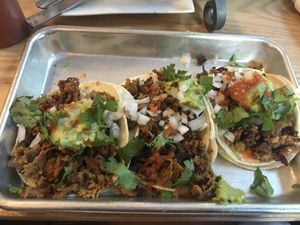 Sin Carne Asada tacos  at BoltCutter in Salt Lake City