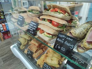 Daily fridge display at Square Roots in Whitley Bay