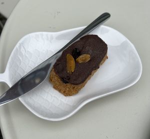 Chocolate Flapjack  at Square Roots in Whitley Bay