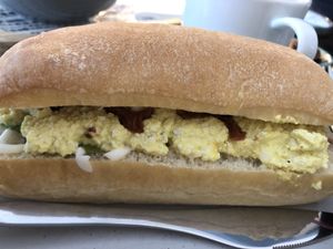 Egg mayo sandwich   at Square Roots in Whitley Bay