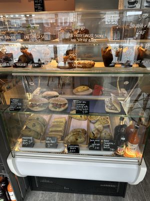 Baked goods  at Square Roots in Whitley Bay