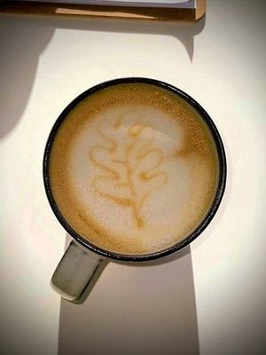 Salted Caramel Latte at Square Roots in Whitley Bay