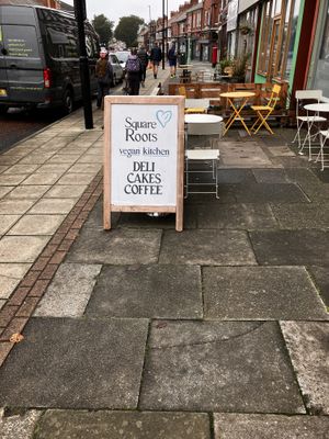 The entree  at Square Roots in Whitley Bay