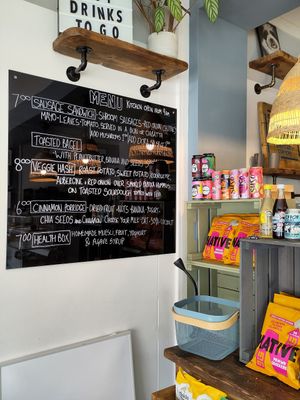 Food menu at Square Roots in Whitley Bay