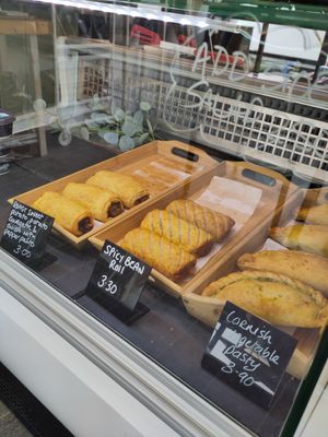 Pasties at Square Roots in Whitley Bay