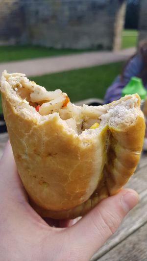 Cornish pasty at Square Roots in Whitley Bay