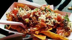 Sloppy Joes Nachos (vegan) at Square Roots in Whitley Bay