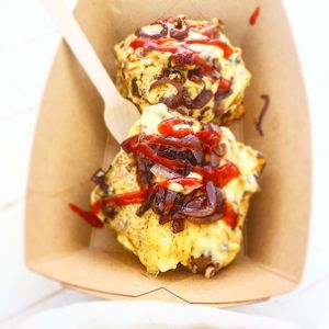 Cheesey scones at Square Roots in Whitley Bay