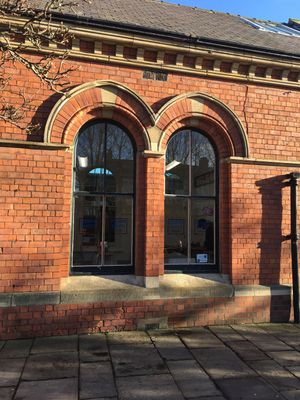 Exterior windows  at Square Roots in Whitley Bay